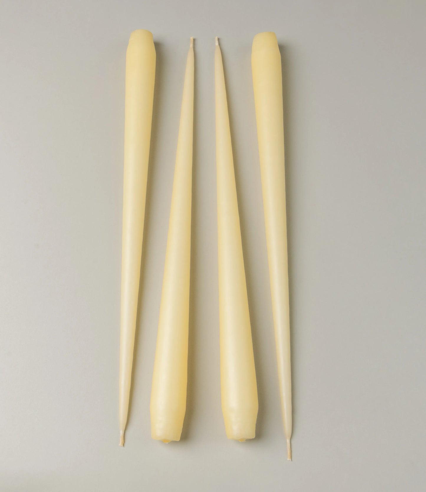 Ester&Erik Taper Candle coming in a buttermilk shade. The package contains 4 taper candles of the same shade.